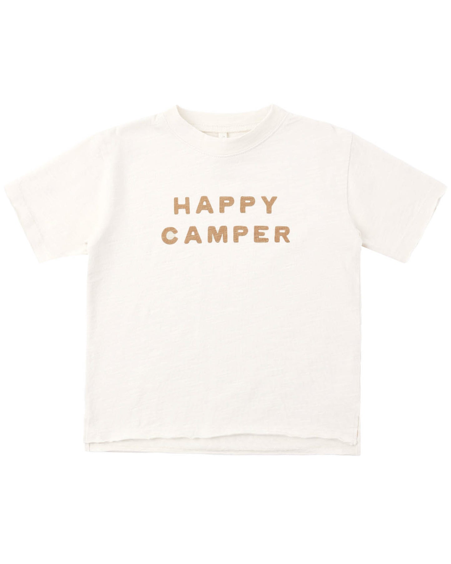 RAW EDGE TEE HAPPY CAMPER