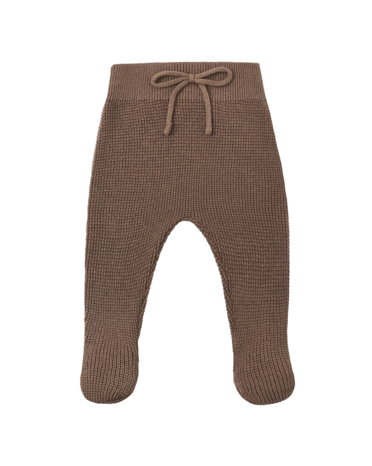 FOOTIED KNIT PANT COCOA