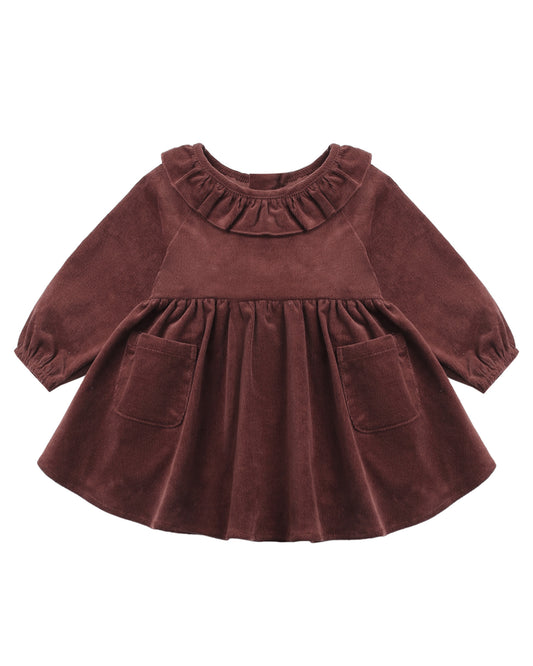 SIMONE DRESS BLACK CHERRY