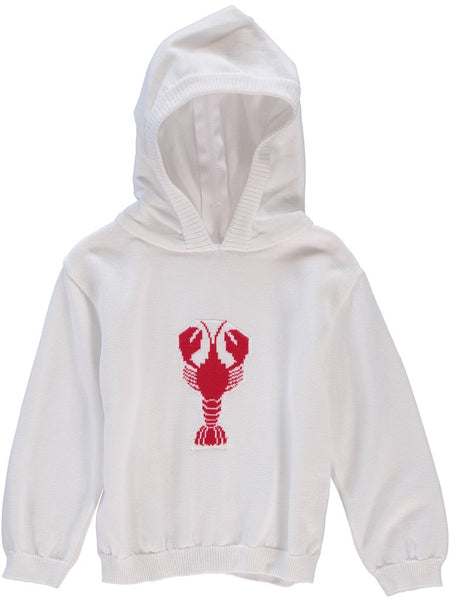 Lobster Hoodie-Zip Back
