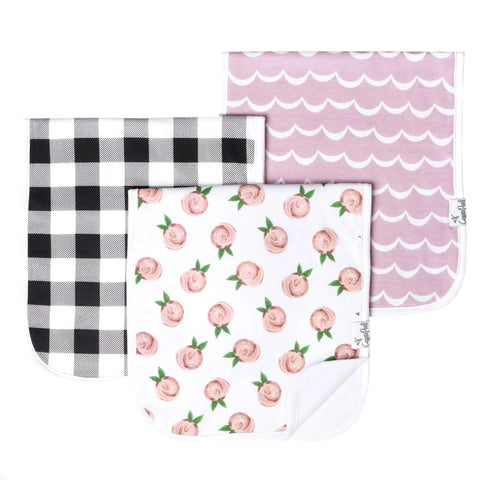 Rosie Burp Cloth Set/3