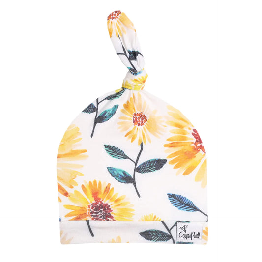 Sunnie top knot hat