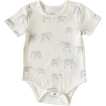 Short Sleeve One-Piece Elephant