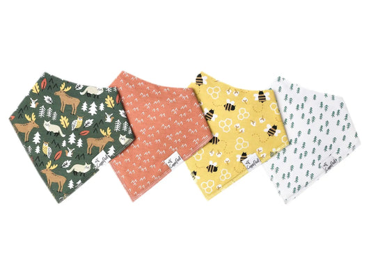 Atwood Bandana Bib Set/4