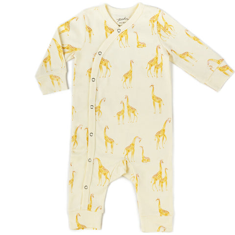 Kimono Romper - Giraffe